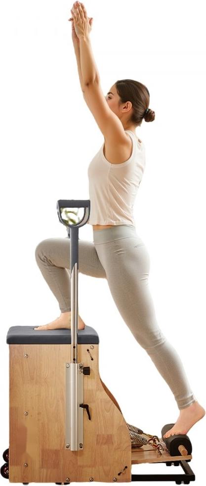 Pilates Stuhl Split-Pedal - Stabilitäts-Combo-Stühle - Ganzkörper-Workout Handgriff
