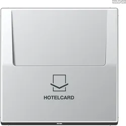 Jung Hotelcard-Schalter alu ohne Taster-Einsatz AL 2990 CARD