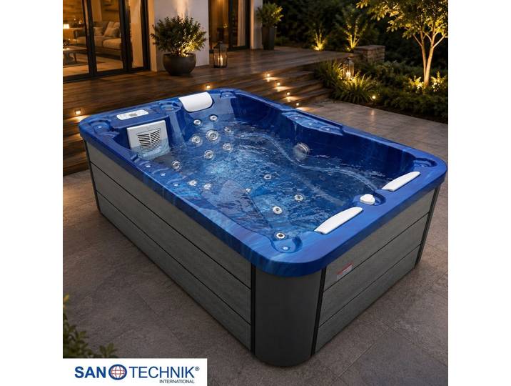 Whirlpool Outdoor Set Blau ca. 130x70x205cm