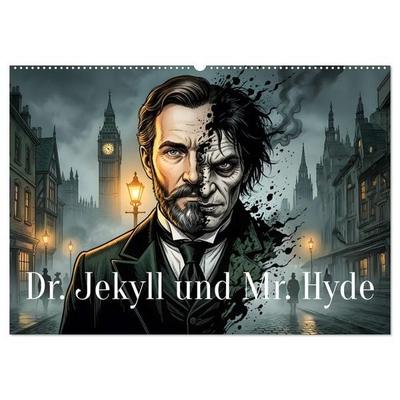 Dr. Jekyll und Mr. Hyde (Wandkalender 2027 DIN A2 quer), CALVENDO Monatskalender