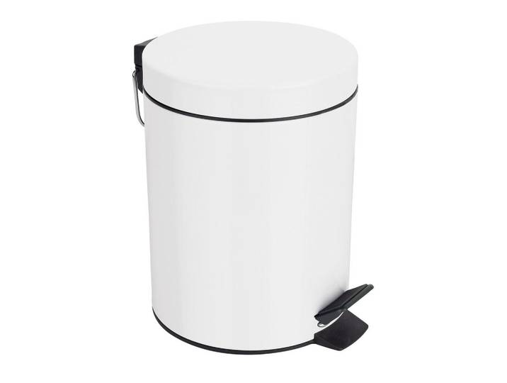 Spirella Treteimer Sydney, Weiß, Kunststoff, 5 l, 20x27x20 cm, Haushalt & Reinigung, Reinigung, Mülleimer & Abfallsammler