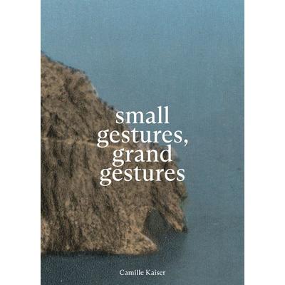 Small gestures, grand gestures, Taschenbuch von Céline Eidenbenz,Lydia Amarouche,Camille Kaiser,Olivia Alexandra Fahmy, Verlag für moderne Kunst,
