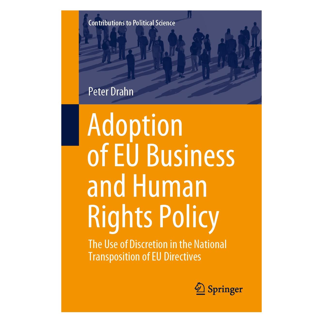 Springer Drahn:Adoption of EU Business and Human (Englisch, Hardcover, Peter Drahn) (9783030469344)