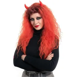Metamorph Wilde rote Mähne Perücke