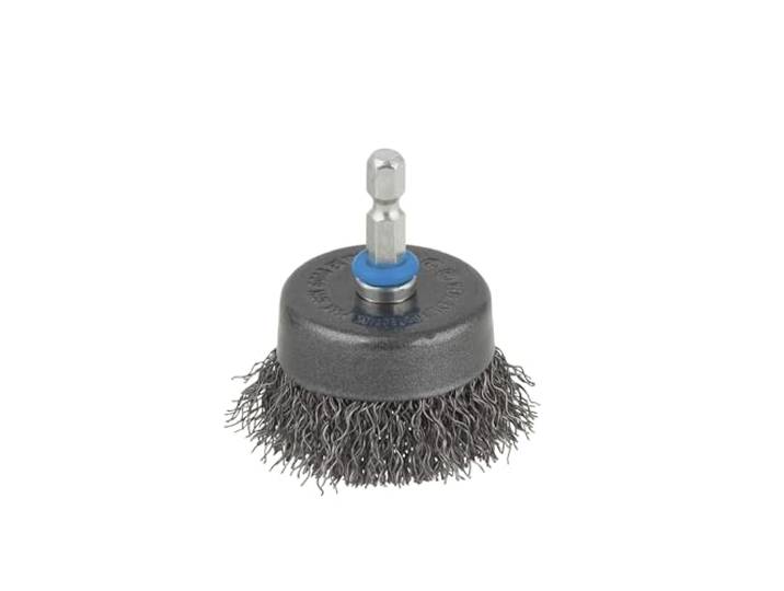 wolfcraft 2106000 - Brosse Soucoupe en Acier