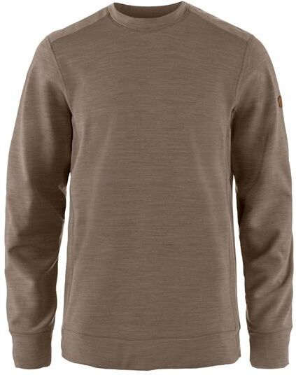 Fjällräven Keb Fleece Crew Neck Mens, Suede Brown L