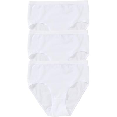 Maxislip SPEIDEL "Everyday", Damen, Gr. 48, weiß, Obermaterial: 92% Baumwolle, 8% Elasthan, unifarben, Unterhosen, bequem, elastisch, basic, breiter Bund, Baumwollmix
