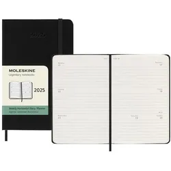 Moleskine, Agenda, Wochenkalender (A6, Pocket, 1 Woche / 2 Seiten)