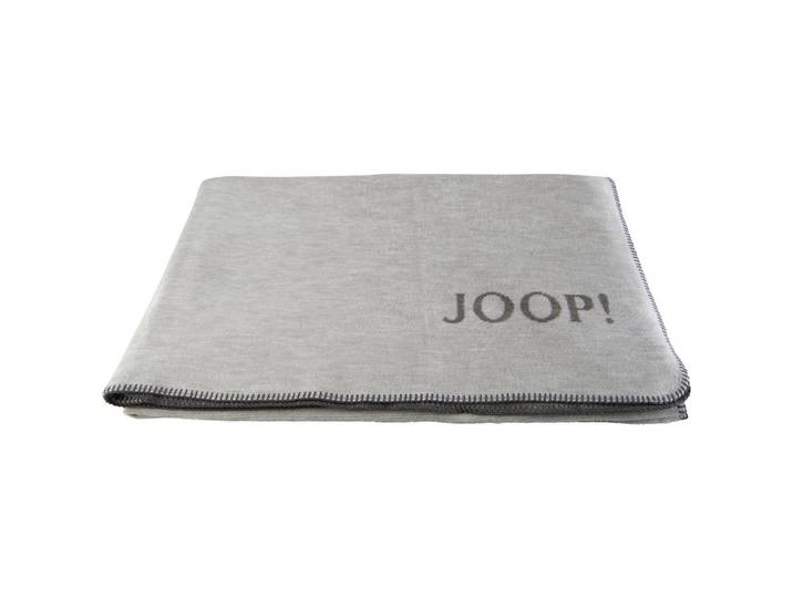 Joop! Wohndecke, Schieferfarben, Hellgrau, Textil, Uni, 150x200 cm, Made in Germany, Kettelrand, pflegeleicht, Double face, Heimtextilien, Wohntextilien, Decken, Kuscheldecke