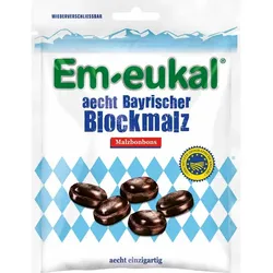 Em-eukal aecht Bayrischer Blockmalz 100 g Bonbons