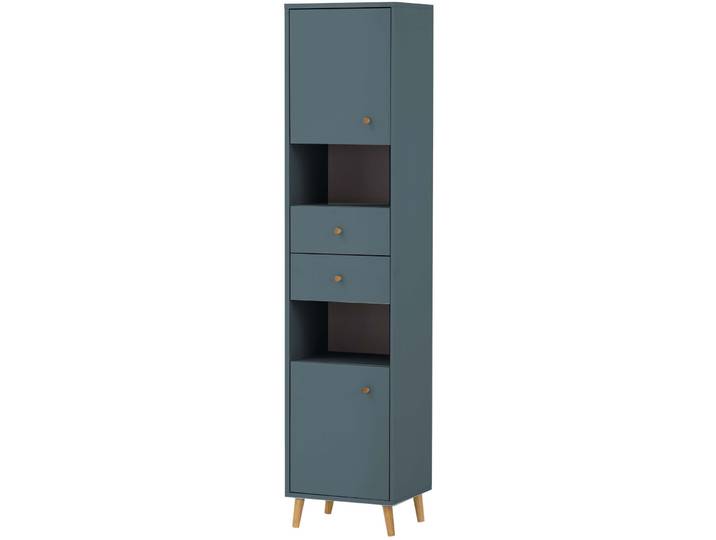 Hochschrank Elmeri graublau Holzwerkstoff B 40 T 33 H 177 cm - Hochschrank