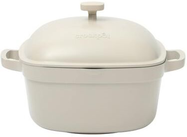 Crockpot Crock-Pot Northvale Cast Aluminum Lightweight Durable 5.2 Quart Heavy Duty Dutch Oven Pot With Lid, Oven Safe, Dual Handles
