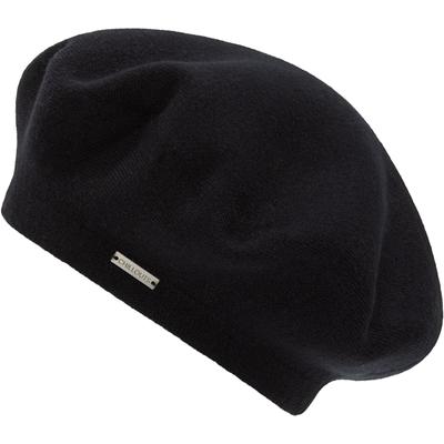 Beanie CHILLOUTS "Scarlett Hat", Herren, schwarz, Strick, Obermaterial: 100% Polyester, Mützen Beanie, Zeitlos minimalistisches Design mit französisch-inspiriertem Chic