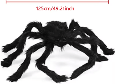 Inspire Curations Giant Halloween Spider Decoration Indoor Outdoor Haunted House Yard Prop 125cm