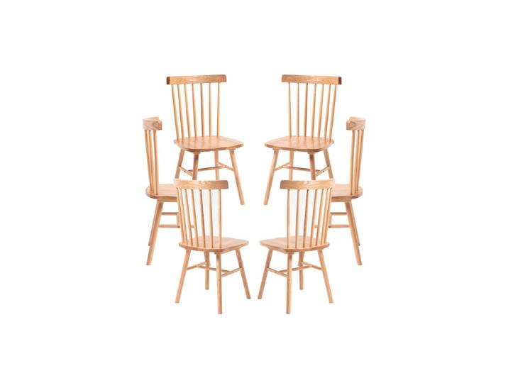 6er Set Wowis Holz Stühle