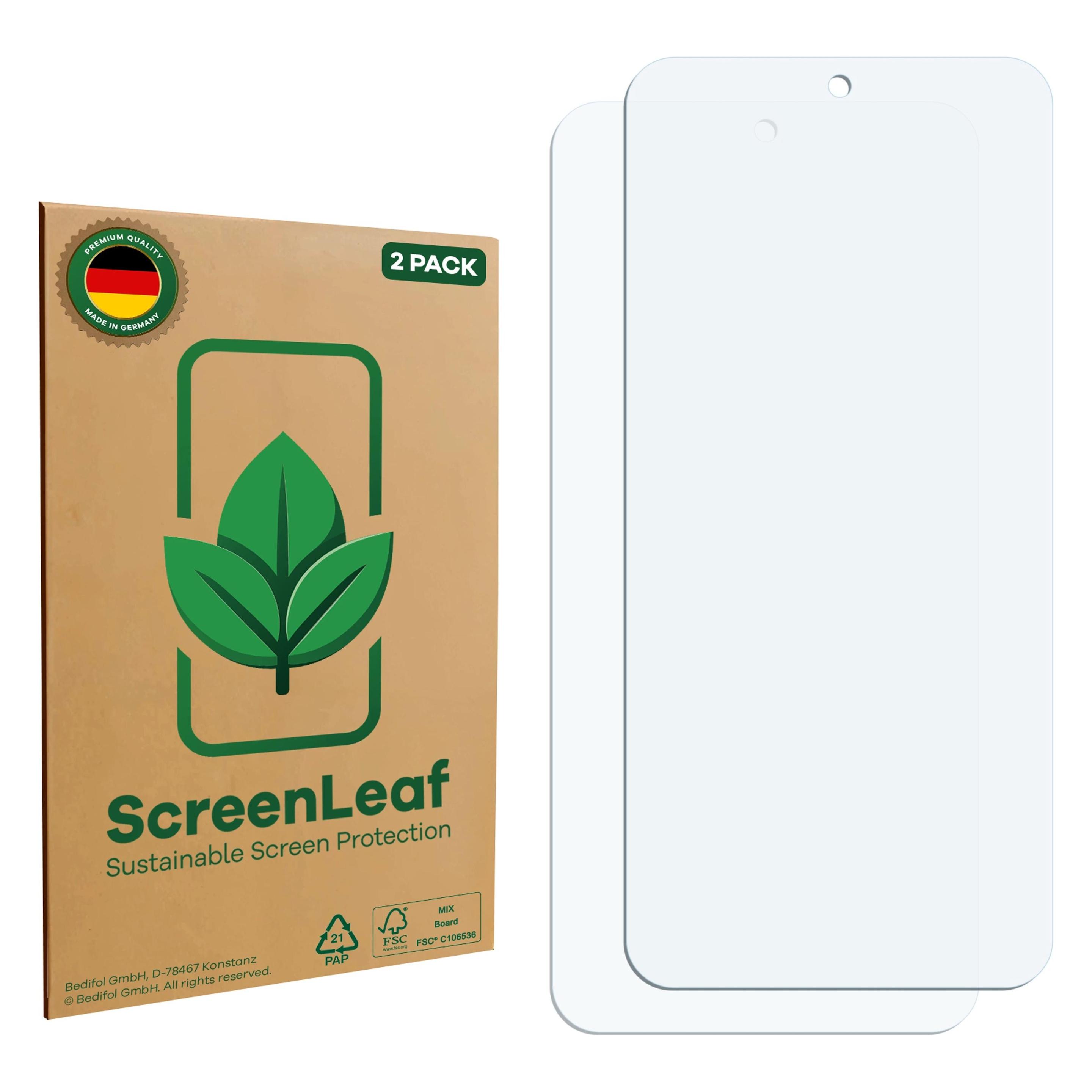 ScreenLeaf Schutzfolie für Honor X60 GT Displayschutz Display Schutz Folie Klar Transparent (2 Stk., Honor X60) (6161645)