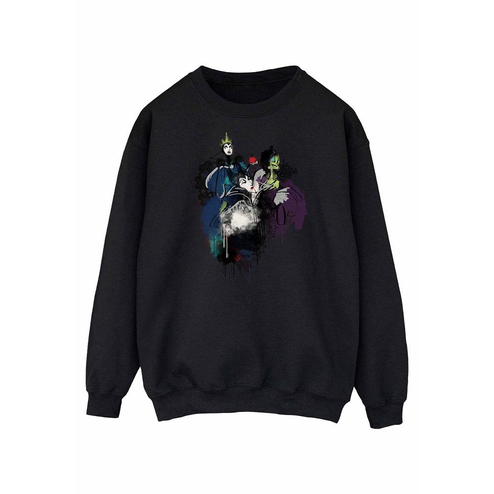 Disney Dames/Dames Schurken Sweatshirt (Zwart)