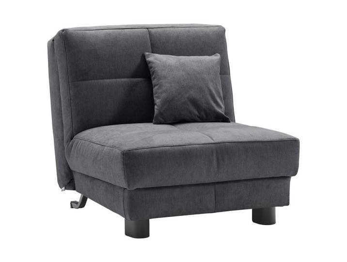 Carryhome Schlafsessel, Graublau, Metall, 85x85x100 cm, Made in Germany, Liegefunktion, Wohnzimmer, Sessel, Schlafsessel