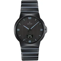 Junghans 18/1400.44 Funk-Solar Herrenuhr Force Mega Solar Keramik/Eisblau