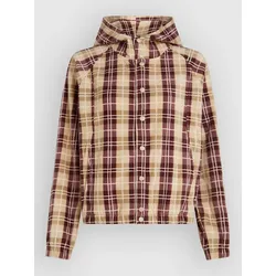 O'Neill O'Riginals Super Fleecejacke beige check flannel Gr. XS