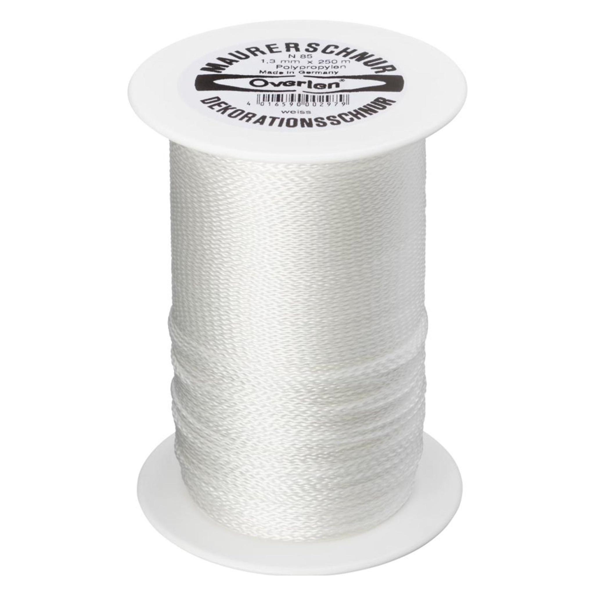 Overmann Maurerschnur PP 1,3mm 250m weiss (250 m) (4016590002979)