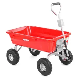 Transportwagen 52105 | 84 x 51 x 21 cm | 150 kg Tragkraft | Luftgefüllte Räder | Kippbar | HECHT