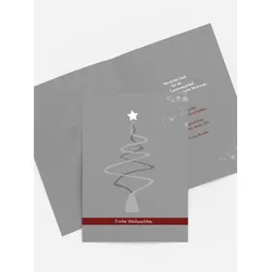 Weihnachtsgrußkarten geschäftlich selbst gestalten mit Spruch und Fotos im Onlinedesigner bei Meine-Kartenmanufaktur.de