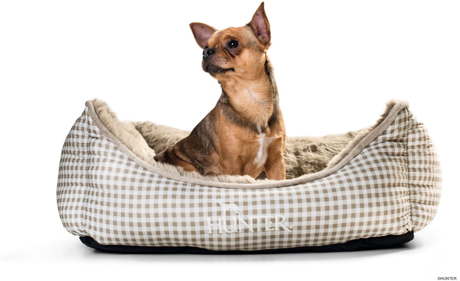 DOG SPORT HUNTER Hundesofa Astana S (60 x 45 cm), braun