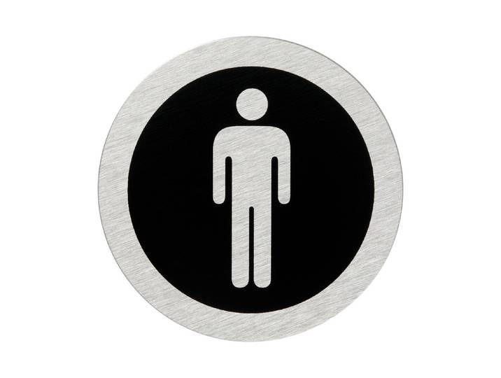 Symbol Schild Herren ⌀ 7.5 cm