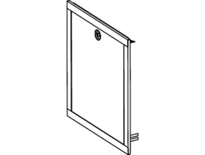 TECEfloor Blendrahmen/Tür beschichtet für UP-Schrank 900