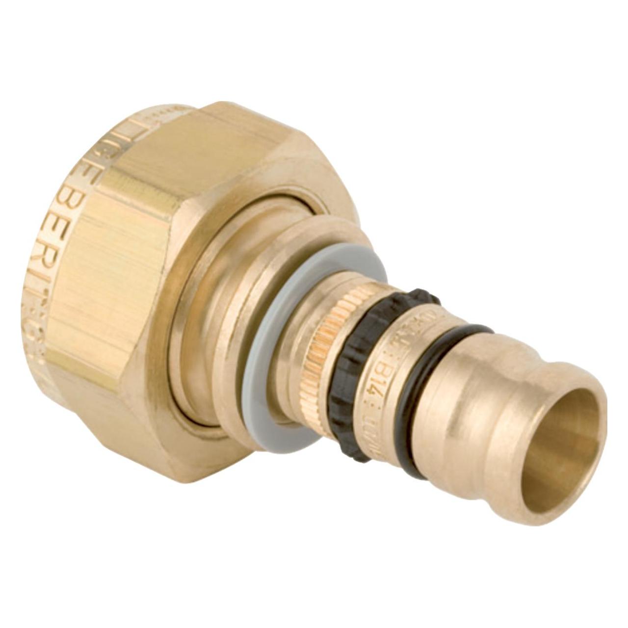 Geberit bergang Mepla d 16mmxG 1/2, m Überwurfmutter, Rotguss (77172133)