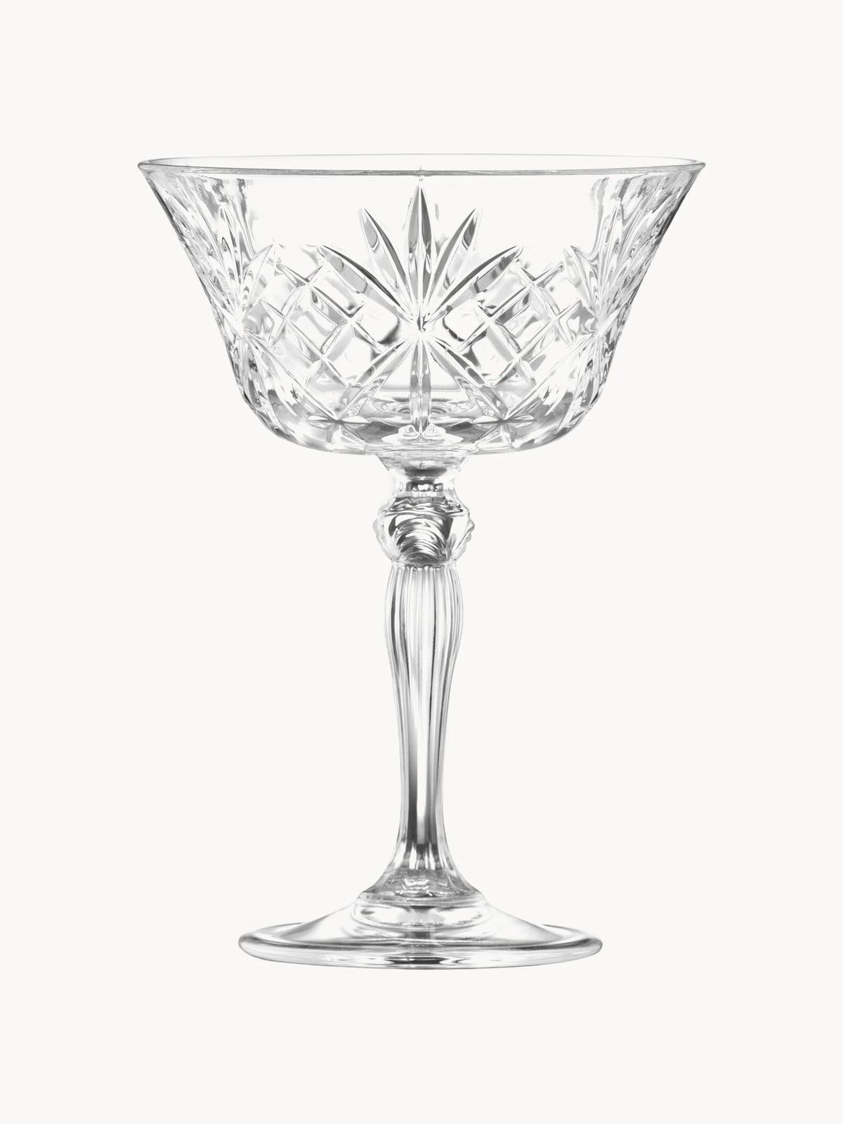 RCR Melodia Kristallen Champagneglazen, 6-delig