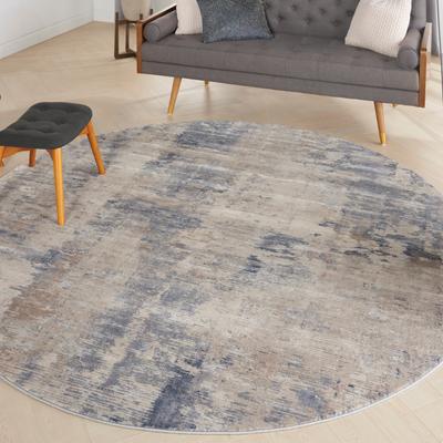 Nourison Rustic Textures Modern Transitional Abstract Area Rug
