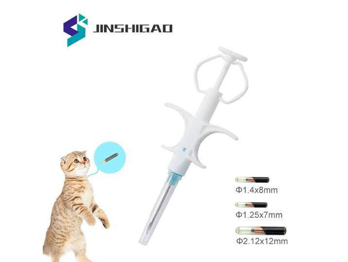 100 pcs/Pack Pet EM4305 puce 134.2 KHz FDX-B puce d'identification animale puce animale seringue norme internationale