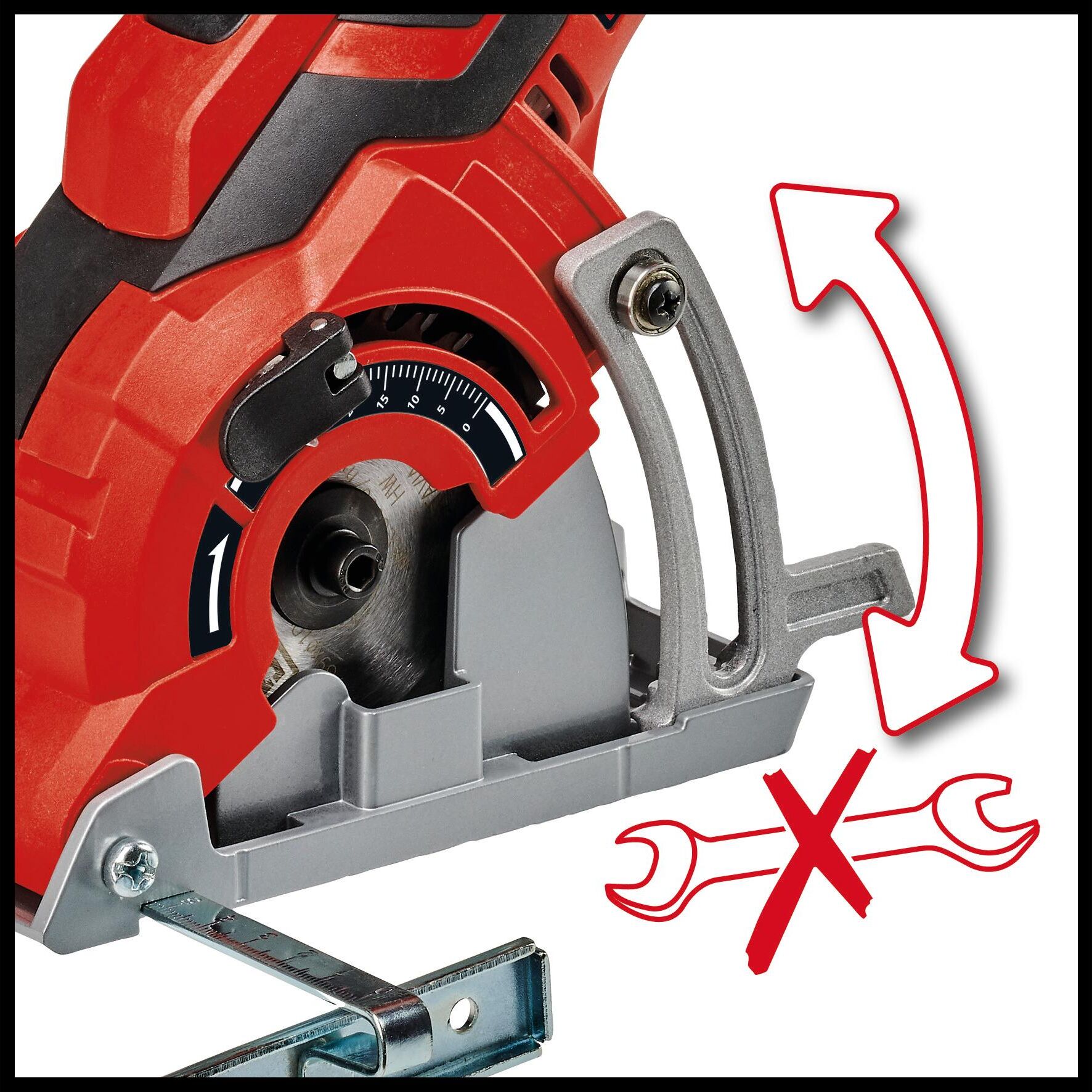Handkreissäge EINHELL "TC-CS 89", bunt, B:14mm H:45,8mm L:22,6mm, Sägemaschinen, Handkreissäge bunt Einheitsgröße
