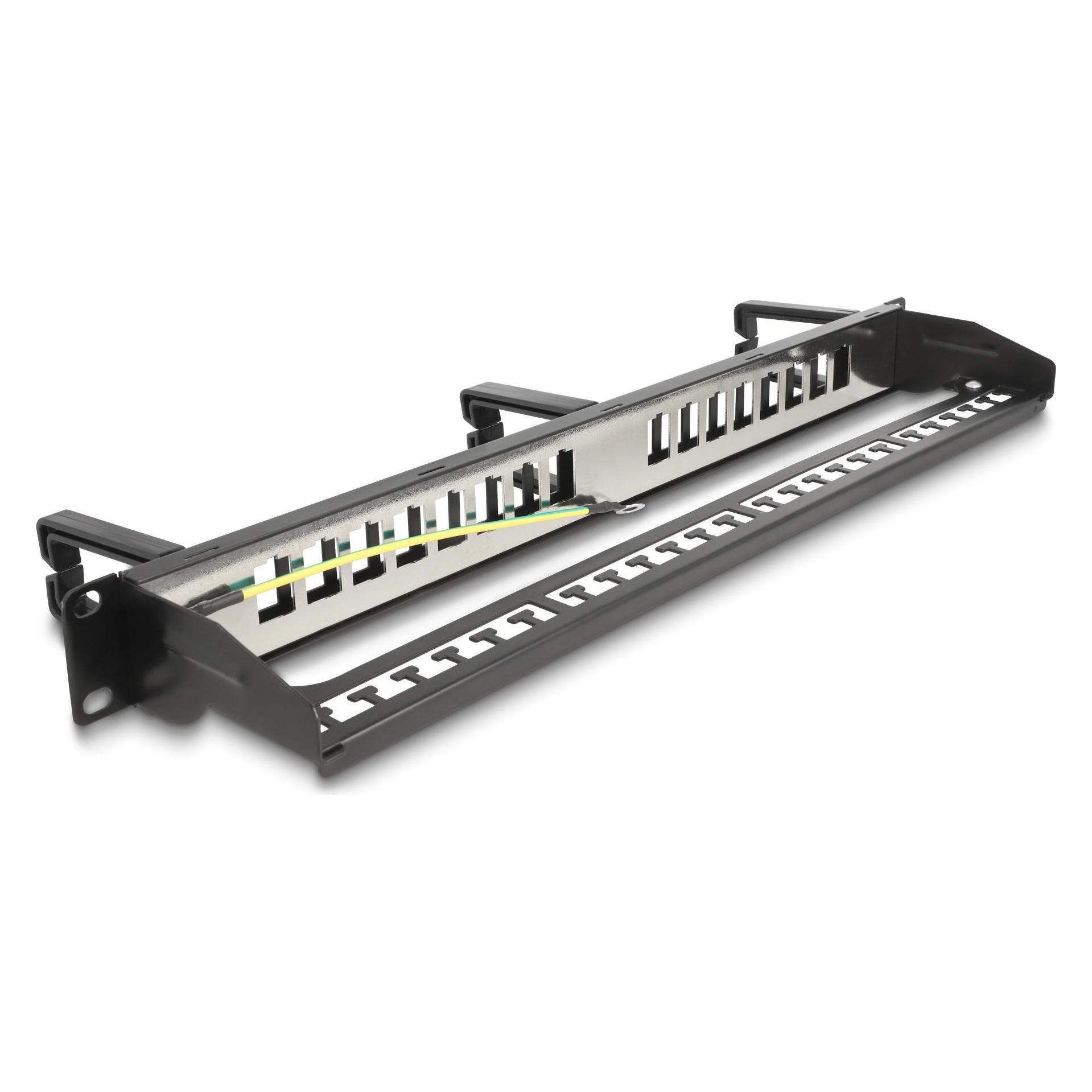 Delock 19 Zoll Keystone Patchpanel 16 Po (66237)