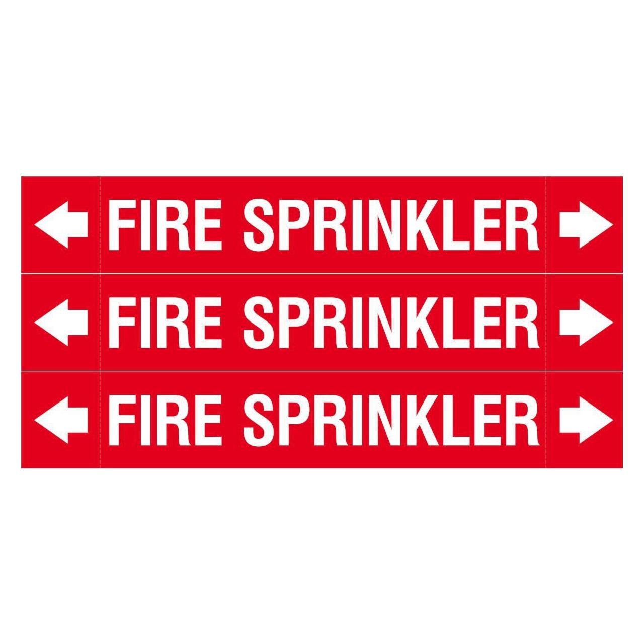 Brady ASME - Rohrmarkierer - Fire Sprinkler (ASMEPM-37X230MM-FIRE SPRINKLER)