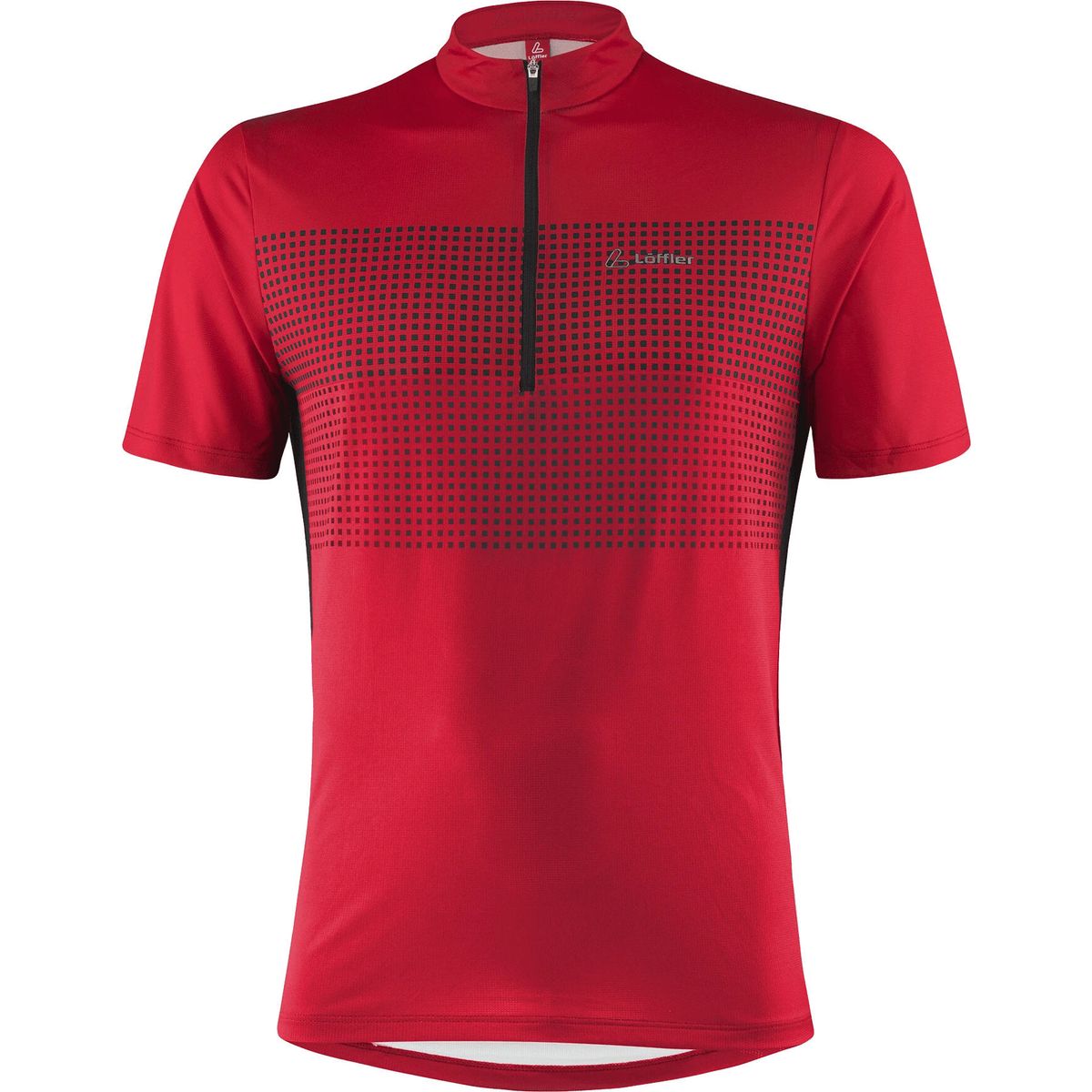 Löffler Men Bike Shirt Half Zip Sparta red/black (A20) 50 28880-A20-50