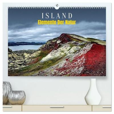 Island - Elemente der Natur (hochwertiger Premium Wandkalender 2027 DIN A2 quer), Kunstdruck in Hochglanz