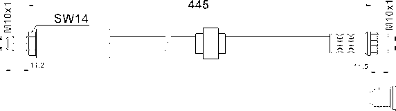 Ate Bremsschlauch 24511104453 Für Renault