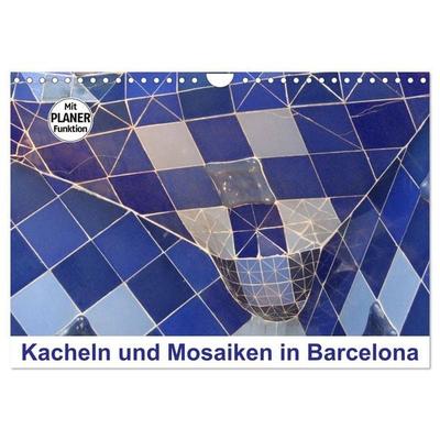 Kacheln und Mosaiken in Barcelona (Wandkalender 2027 DIN A4 quer), CALVENDO Monatskalender