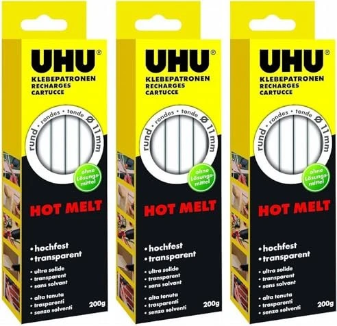 UHU Heißklebesticks HOT MELT transparent, 10 St.