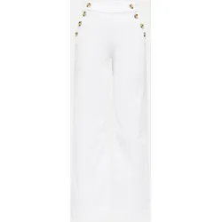 Wide Leg Jeans Weiß 27/32
