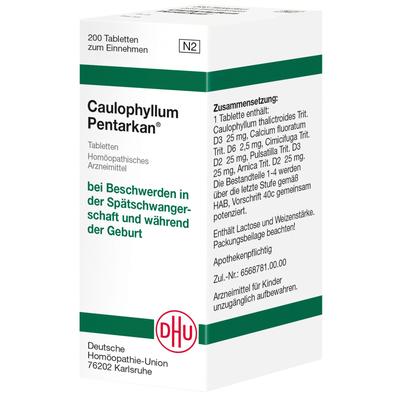 Caulophyllum Pentarkan Tabletten 200 St