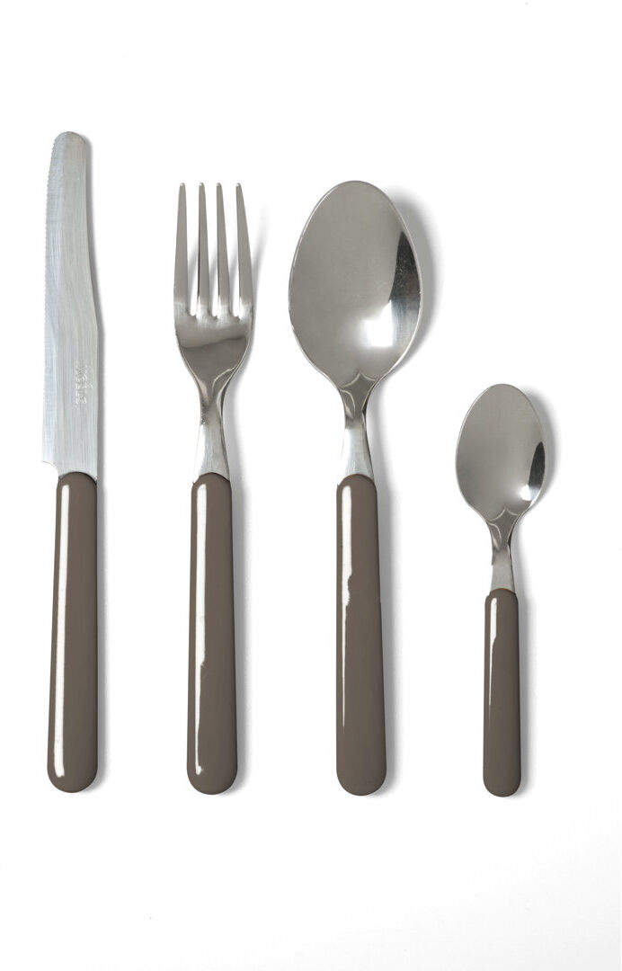 Excelsa Passione Colore Fashion 24-Piece Cutlery Set Grey 24