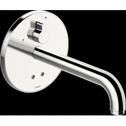 HANSA HANSAELECTRA Waschtischarmatur, Bluetooth, berührungslos, Ausladung 245 mm, Temperatur einstellbar, 81812119