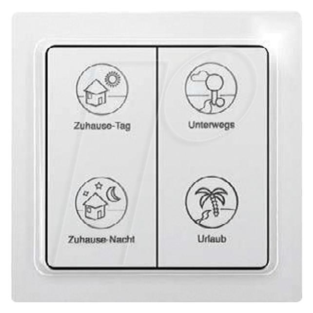 Eltako TF-4PT Funk-Wandtaster Profil EnOcean (TF-4PT)