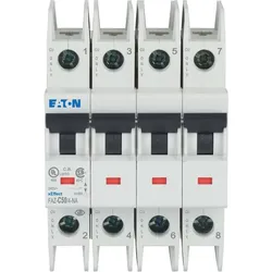Eaton Leitungsschutzschalter FAZ-C50/4-NA