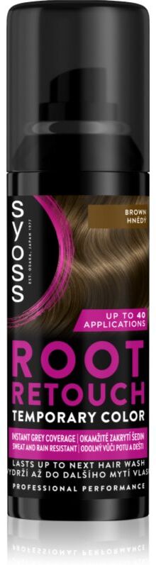 Syoss Root Retoucher Tönung für nachgewachsenes Haar im Spray Farbton Brown 120 ml