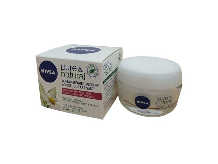 NIVEA Crème pour le visage Pure &amp; Natural - 75 ml